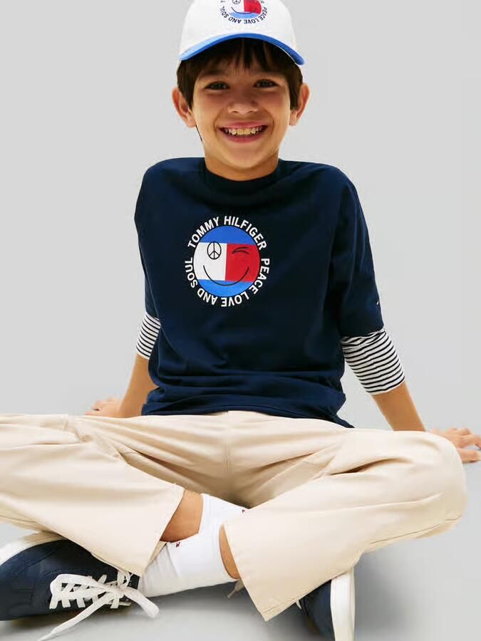 Tommy Hilfiger Kids regular fit T-shirt van puur katoen