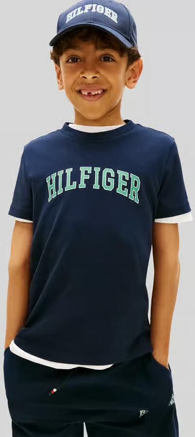 Tommy Hilfiger Teens regular fit T-shirt van puur katoen - Foto 7