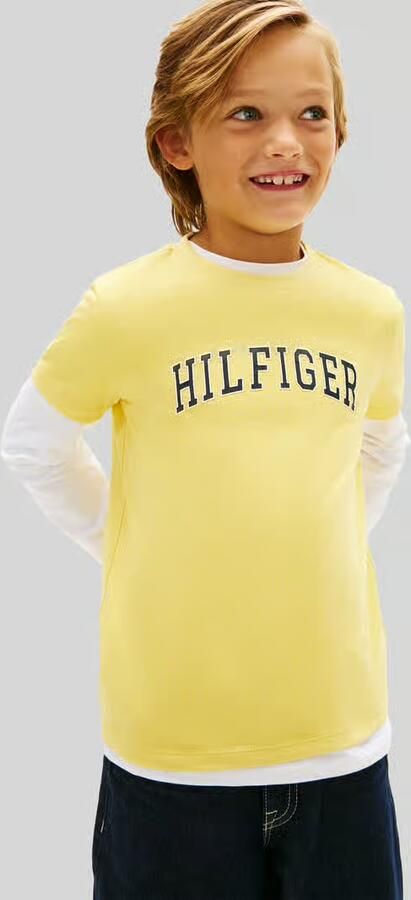 Tommy Hilfiger Kids regular fit T-shirt van puur katoen - Foto 3