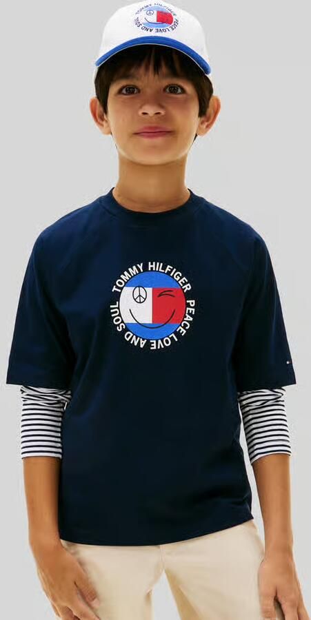 Tommy Hilfiger Kids regular fit T-shirt van puur katoen - Foto 3