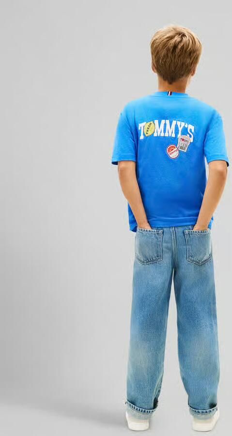Tommy Hilfiger Kids regular fit T-shirt van puur katoen - Foto 4