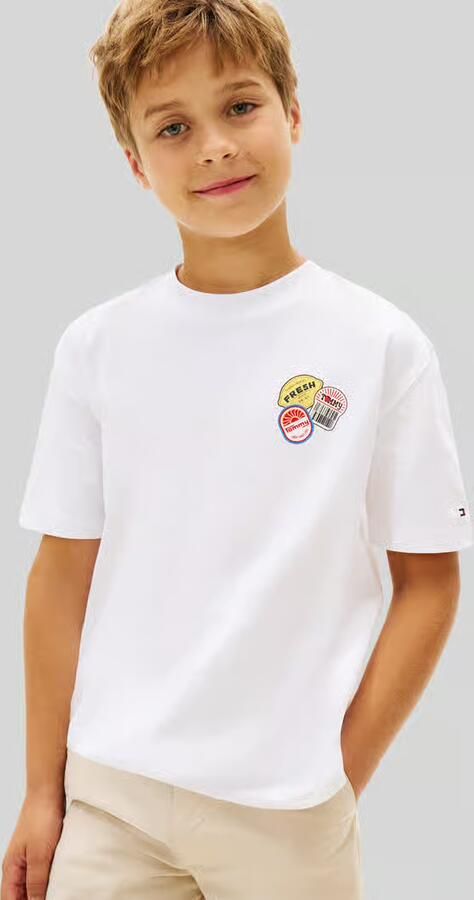 Tommy Hilfiger Kids regular fit T-shirt van puur katoen - Foto 4