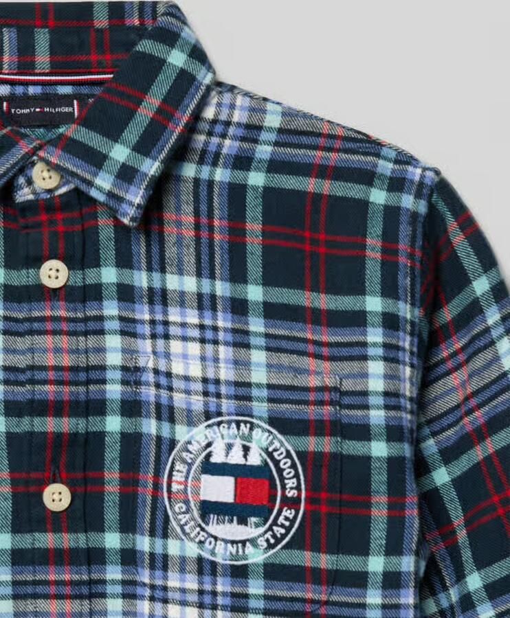 Tommy Hilfiger Kids Regular fit vrijetijdsoverhemd van puur katoen - Foto 2
