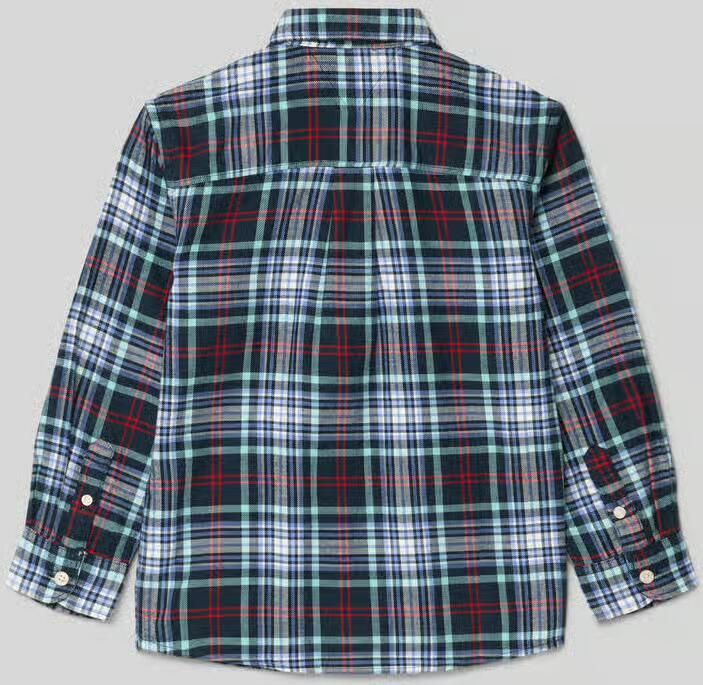Tommy Hilfiger Kids regular fit vrijetijdsoverhemd van puur katoen