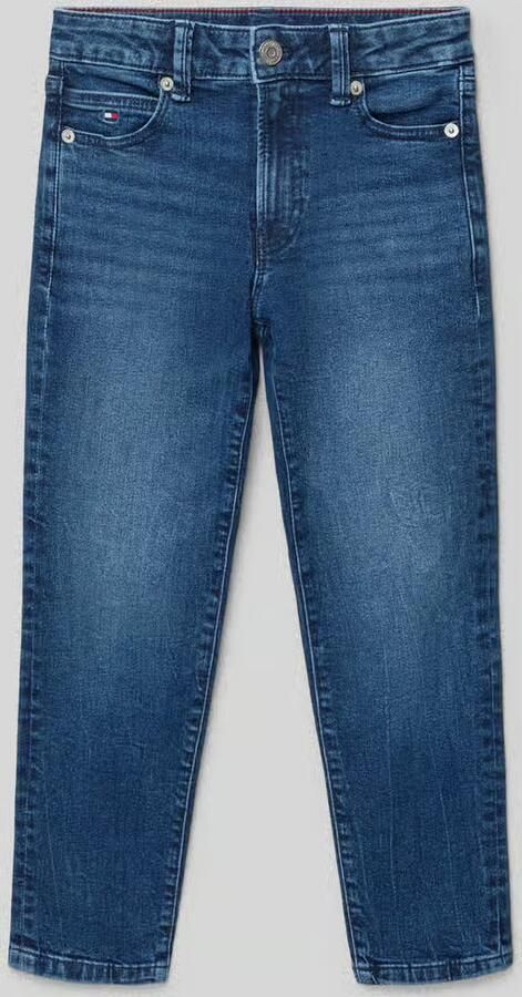 Tommy Hilfiger Kids Straight fit jeans van katoenmix