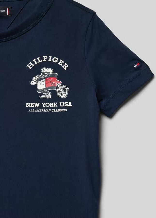 Tommy Hilfiger Kids T-shirt met ronde hals model 'FLAG FUN' - Foto 6