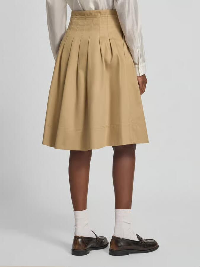 Tommy Hilfiger Knie-lange rok van puur katoen - Foto 2