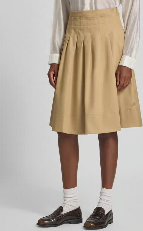 Tommy Hilfiger Knie-lange rok van puur katoen - Foto 3