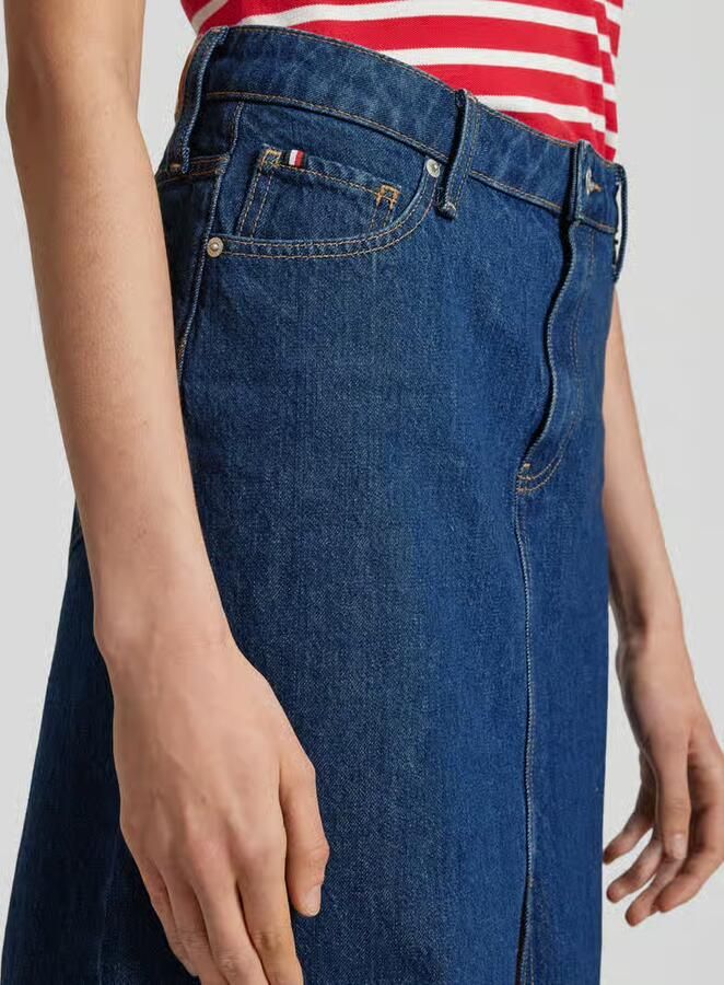 Tommy Hilfiger Jeans rok DNM KNEE STRAIGHT SKIRT RW ACE - Foto 3