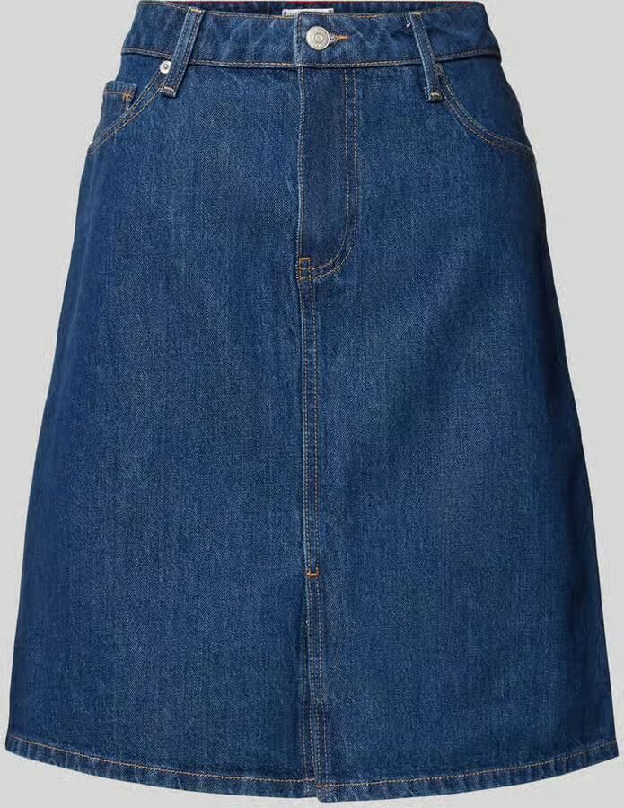 Tommy Hilfiger Jeans rok DNM KNEE STRAIGHT SKIRT RW ACE - Foto 4
