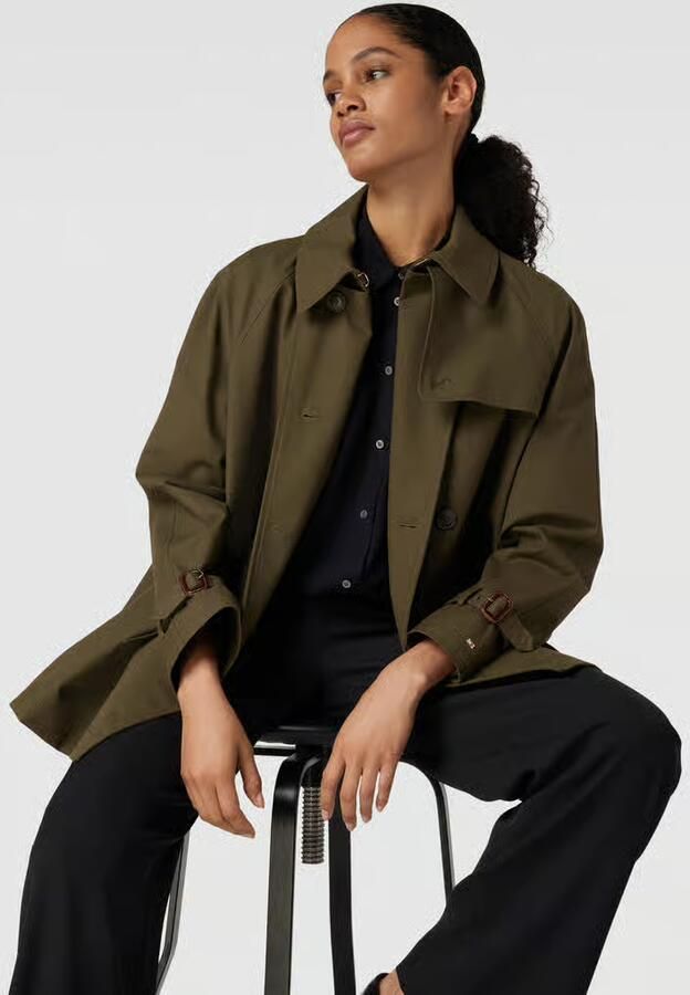 Tommy Hilfiger Korte trenchcoat met dubbele knoopsluiting - Foto 2