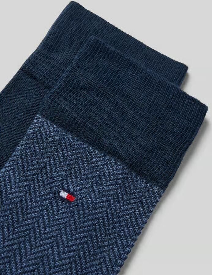 Tommy Hilfiger Kousen van katoenmix per 2 paar