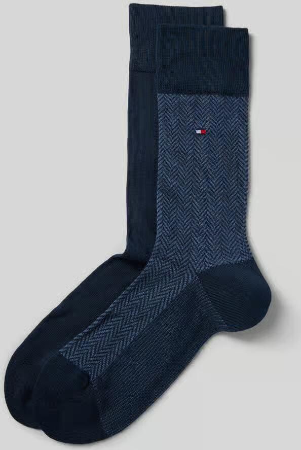 Tommy Hilfiger Kousen van katoenmix per 2 paar - Foto 2