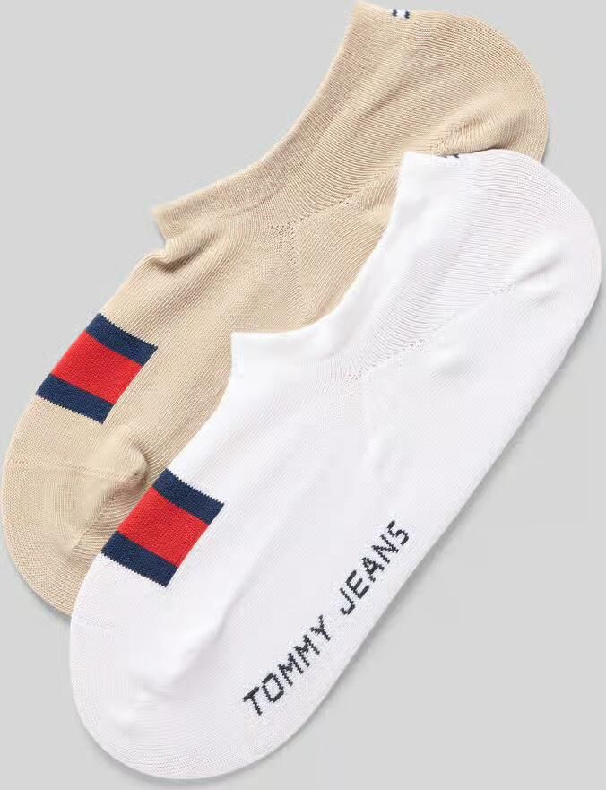 Tommy Hilfiger Kousenvoetjes van katoenmix in een set van 2 paar - Foto 2
