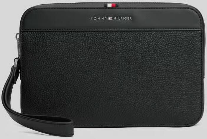 Tommy Hilfiger kulturtasche make-uptasje met logo-opschrift model 'CENTRAL POUCH'