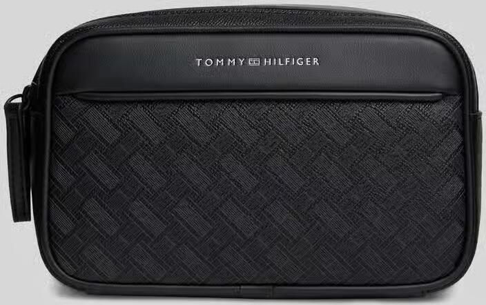 Tommy Hilfiger Kulturtasche make-uptasje met logo-opschrift model 'MODERN MONOGRAM WASHBAG'