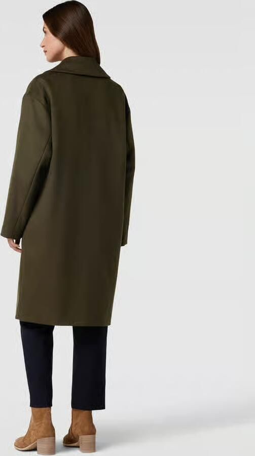 Tommy Hilfiger Lange jas van scheerwol met reverskraag - Foto 2