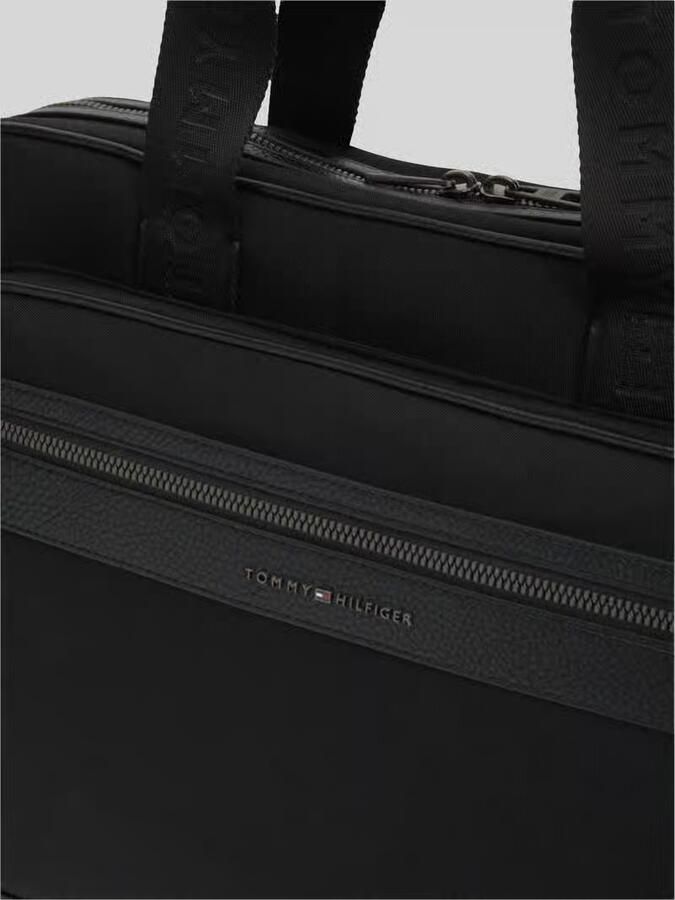 Tommy Hilfiger laptoptas met afneembare schouderband