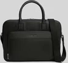 Tommy Hilfiger Laptoptas met kofferband en labelopschrift
