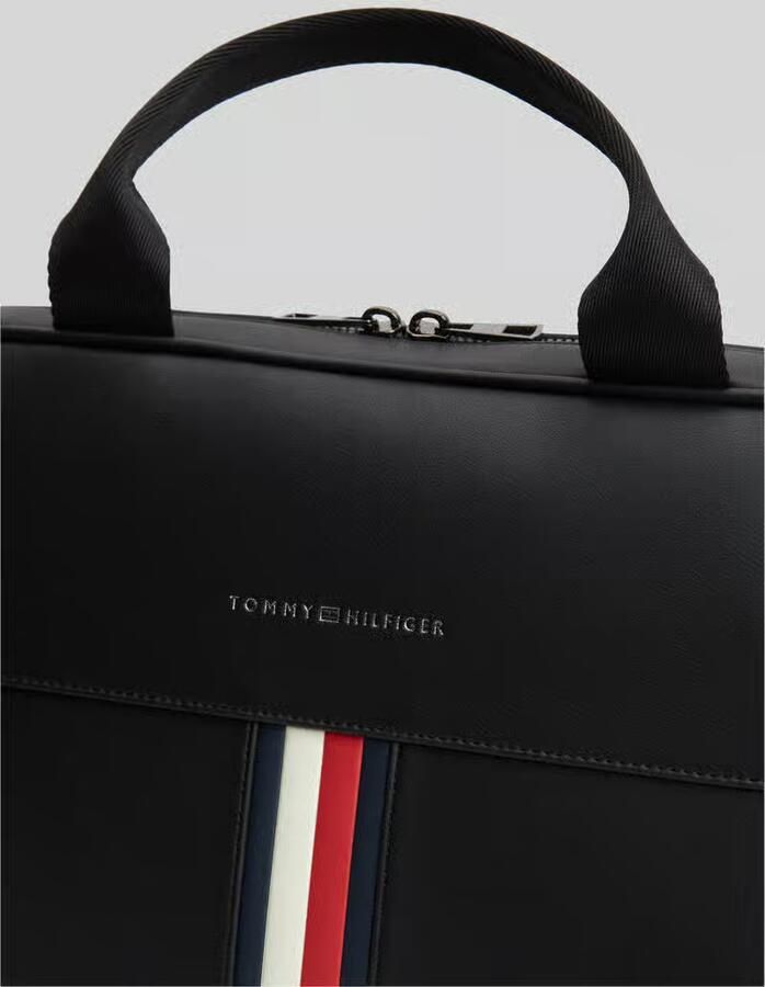 Tommy Hilfiger laptoptas met logodetail