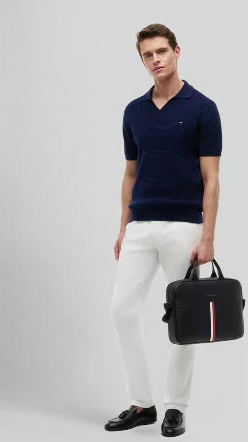 Tommy Hilfiger laptoptas met logodetail - Foto 3