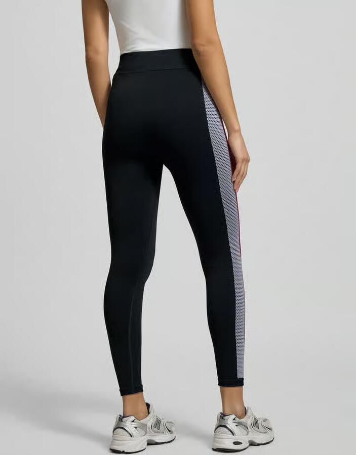 Tommy Hilfiger Legging met galonstrepen model 'SEAMLESS'
