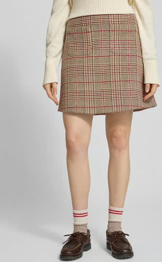 Tommy Hilfiger Licht uitlopend mini-rok van katoenmix - Foto 2