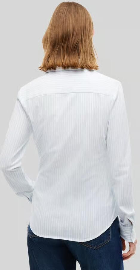Tommy Hilfiger Longline overhemdblouse met logodetail