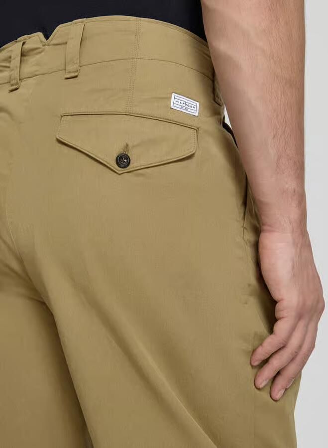 Tommy Hilfiger loose fit broek met bandplooien
