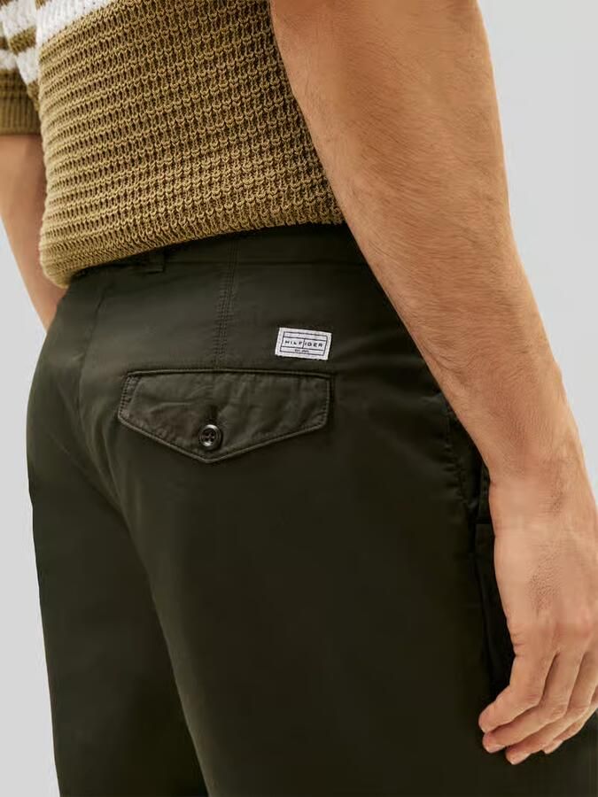 Tommy Hilfiger loose fit broek met bandplooien