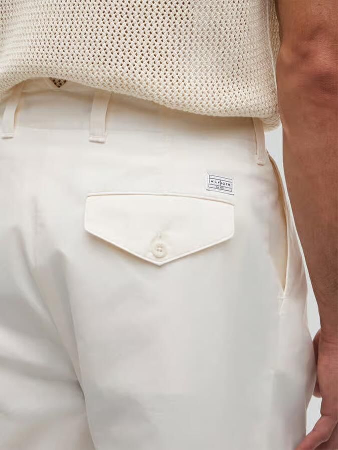 Tommy Hilfiger loose fit broek met bandplooien