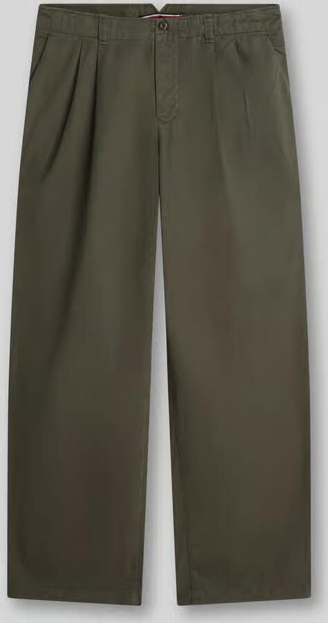 Tommy Hilfiger loose fit broek met bandplooien - Foto 2