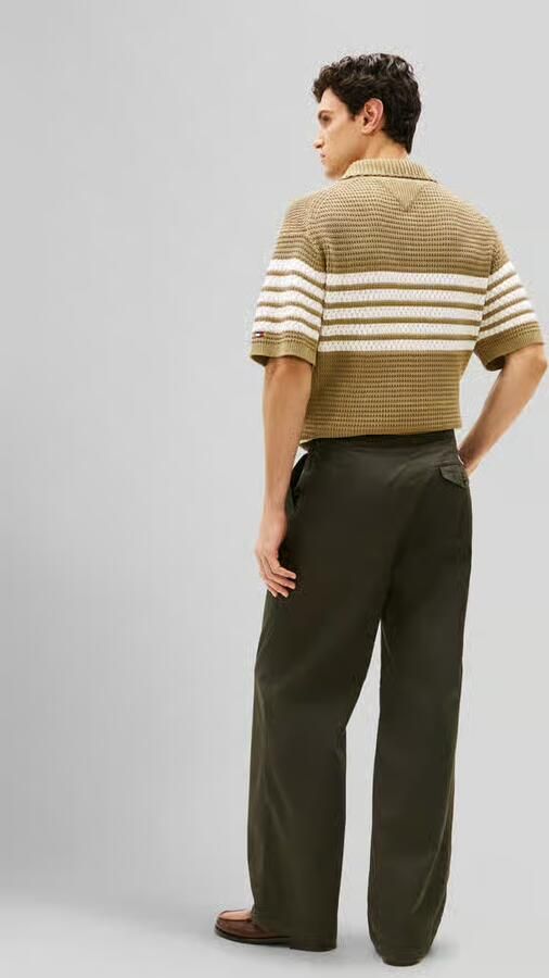 Tommy Hilfiger loose fit broek met bandplooien - Foto 3