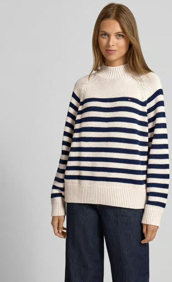Tommy Hilfiger Loose fit gebreide pullover van puur katoen - Foto 2