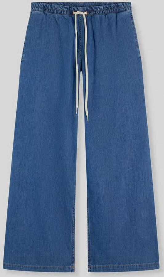 Tommy Hilfiger Loose fit jeans van puur katoen met tunnelkoord - Foto 2