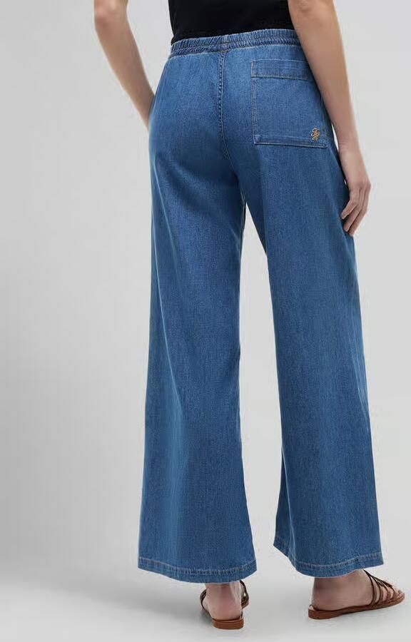 Tommy Hilfiger Loose fit jeans van puur katoen met tunnelkoord - Foto 3