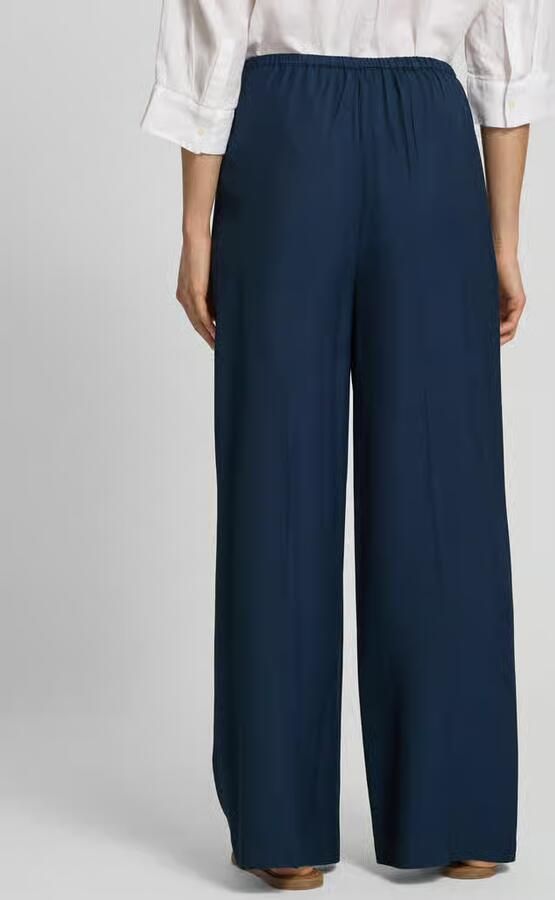Tommy Hilfiger Loose fit pull-on broek van pure viscose