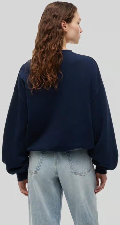 Tommy Hilfiger loose fit sweatshirt van puur katoen met logoprint - Foto 3