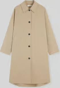 Tommy Hilfiger loose fit trenchcoat van katoenmix