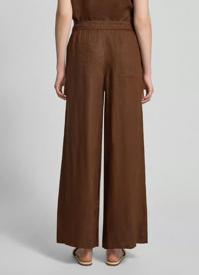 Tommy Hilfiger loose fit wijdte broek van puur linnen - Foto 2