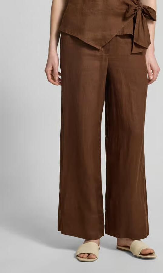Tommy Hilfiger loose fit wijdte broek van puur linnen - Foto 3