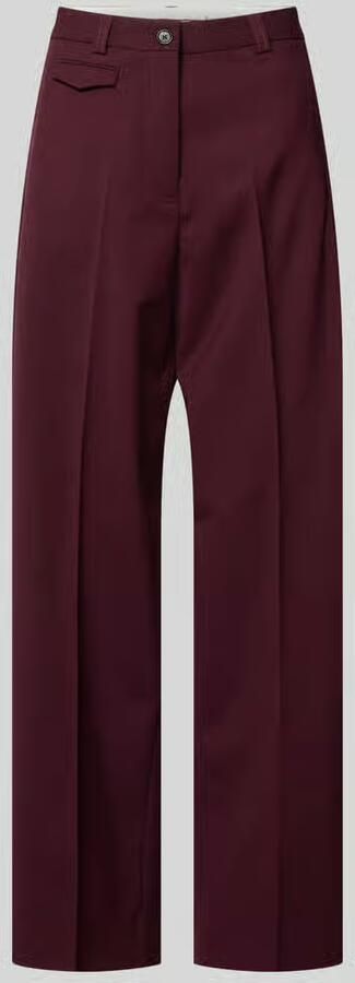 Tommy Hilfiger loose fit wijdte broek van wolmix - Foto 2