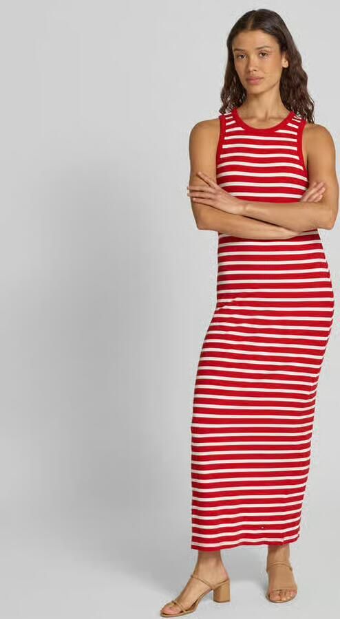 Tommy Hilfiger Slim fit maxi-jurk zonder mouwen - Foto 2