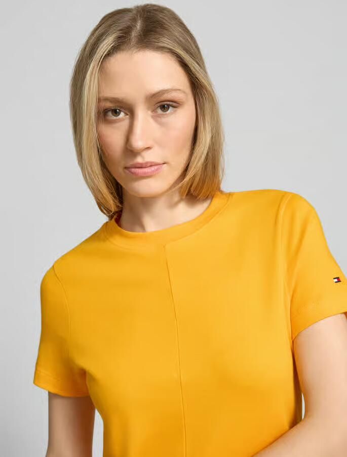 Tommy Hilfiger Midi-jurk van puur katoen