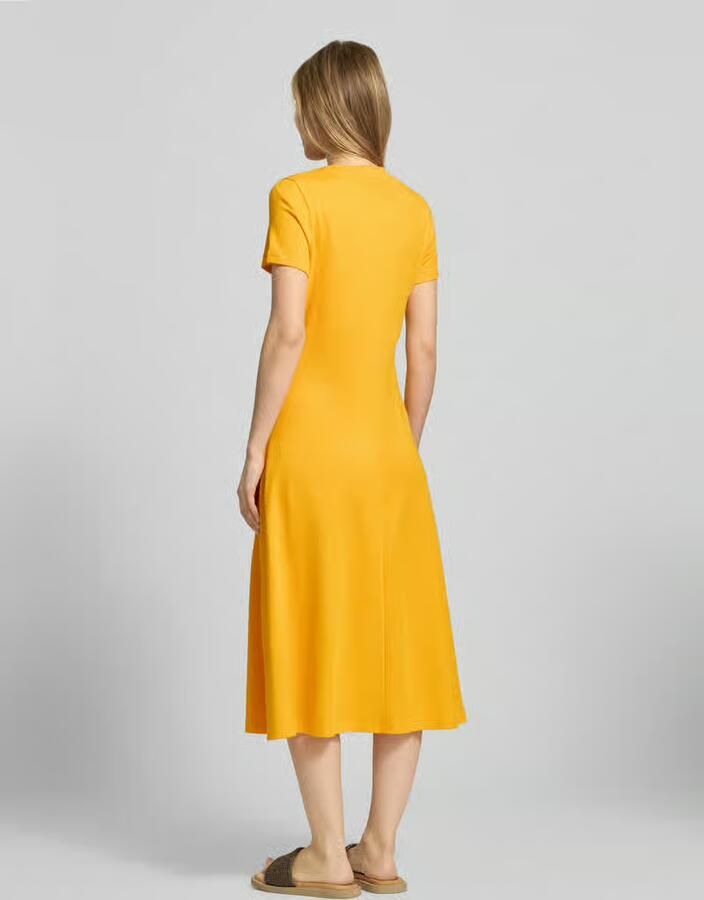 Tommy Hilfiger Midi-jurk van puur katoen