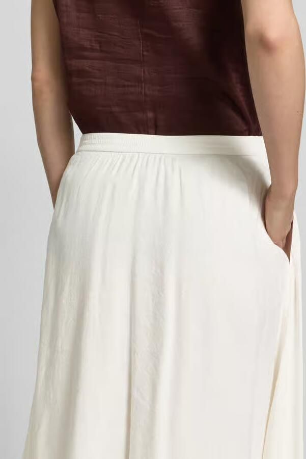 Tommy Hilfiger Midi-rok van puur linnen