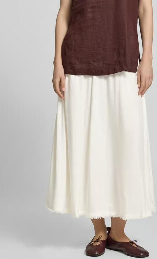 Tommy Hilfiger Midi-rok van puur linnen - Foto 3