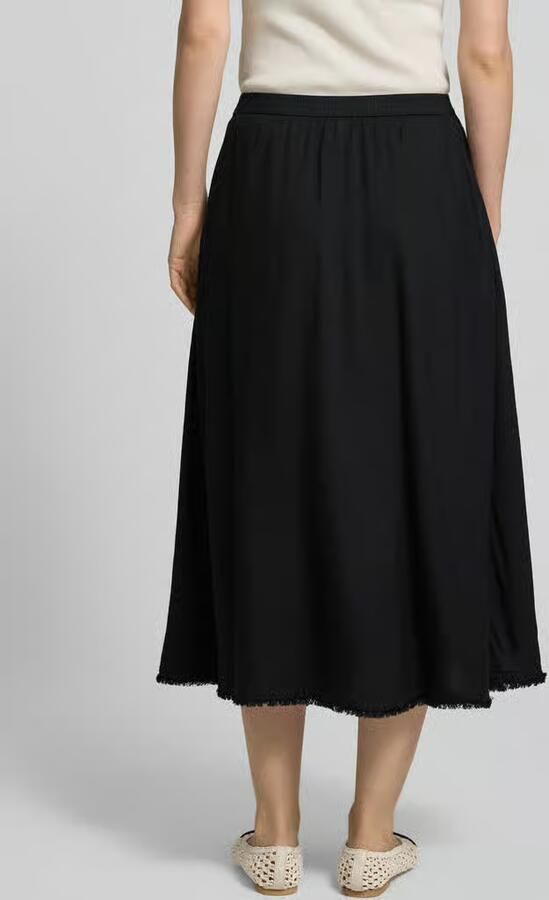 Tommy Hilfiger Midi-rok van puur linnen