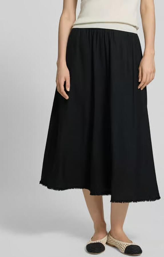 Tommy Hilfiger Midi-rok van puur linnen - Foto 2