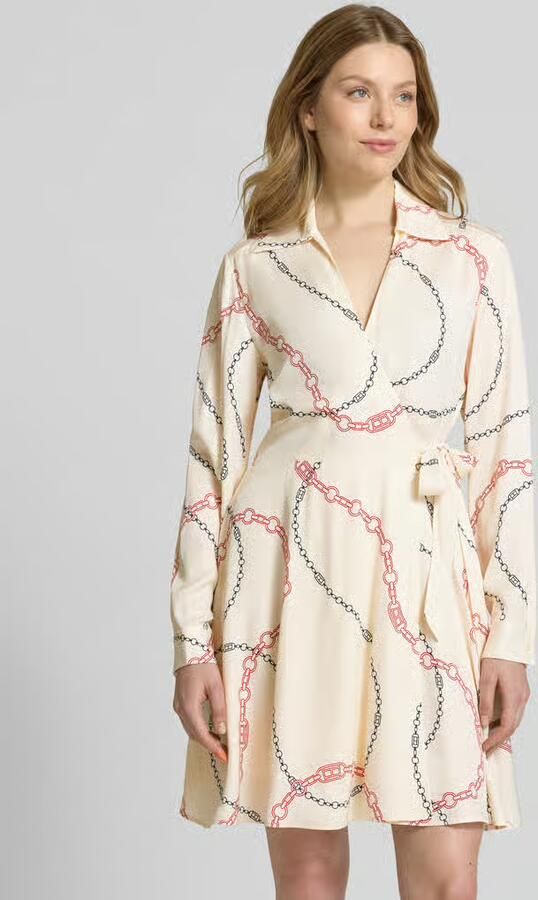 Tommy Hilfiger mini blousejurk met motiefprint - Foto 2